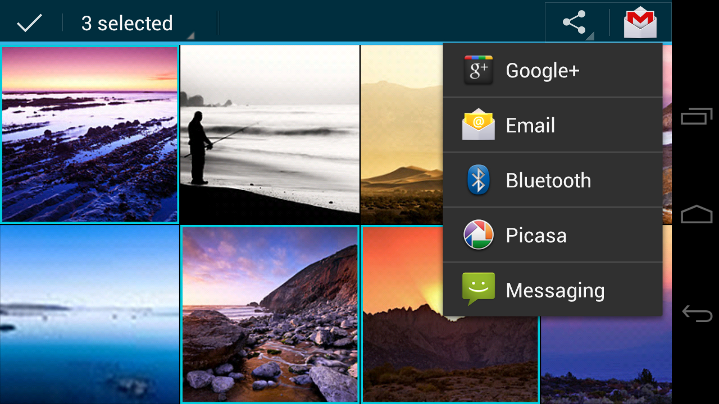 Android 4.0 Photo Gallery