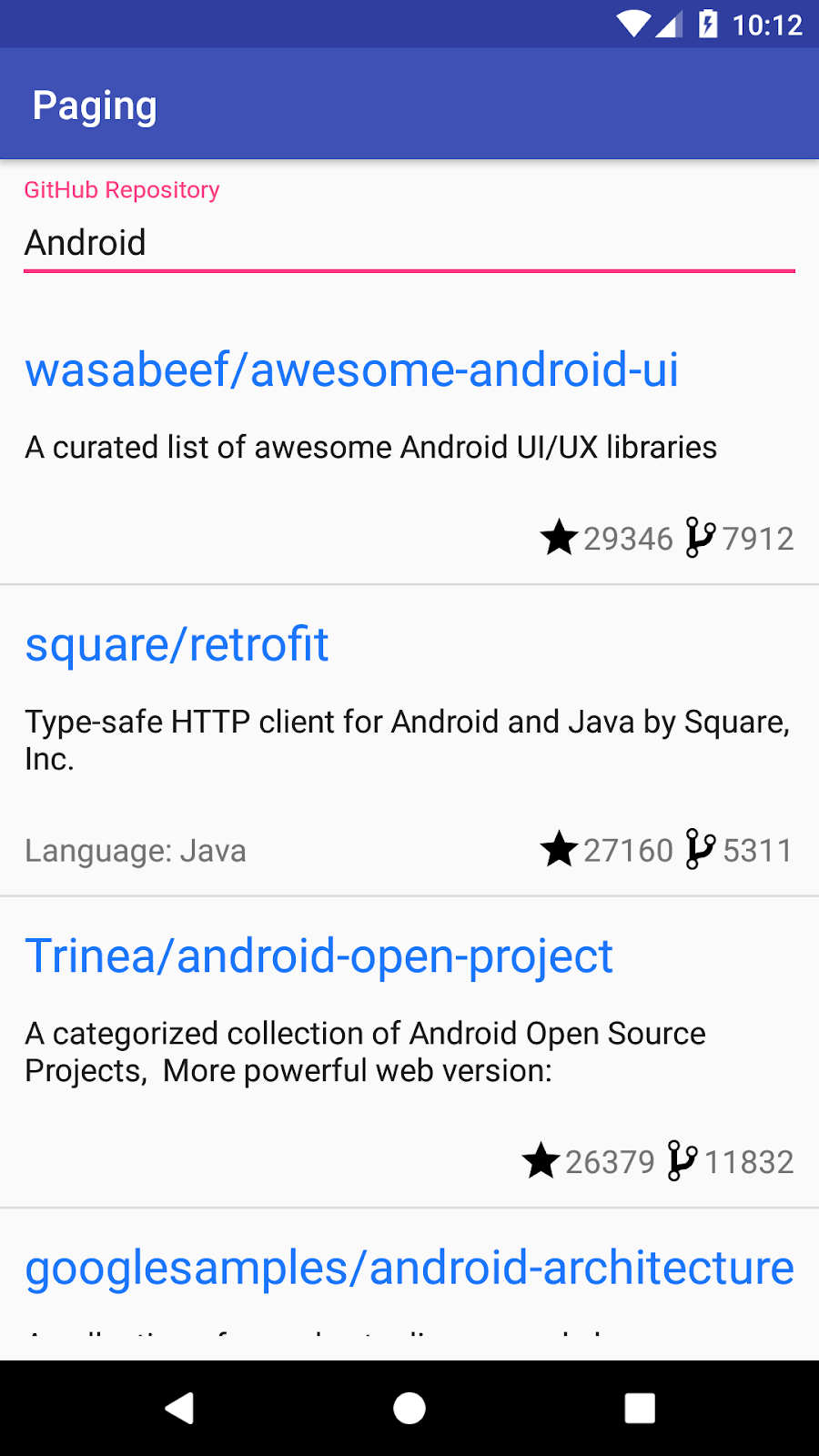 Android Paging Android Developers