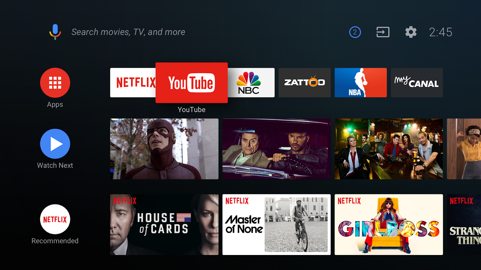 Deprecated Deeper Content Integration With The New Android Tv Home Screen