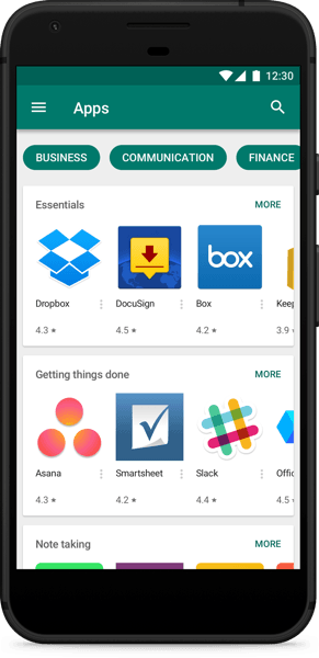 Google play for work