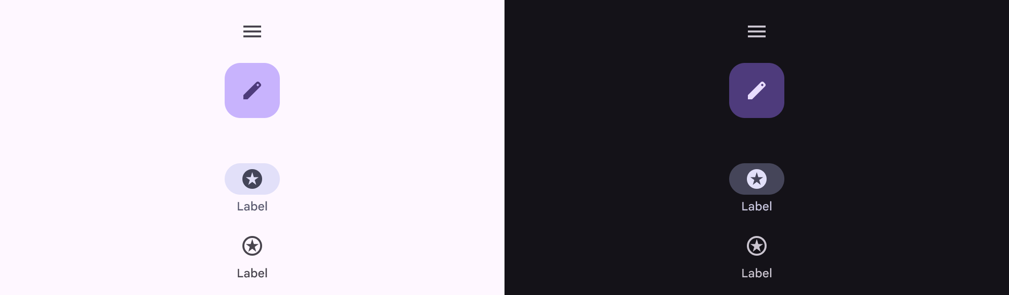 Wide navigation rail collapsed
image