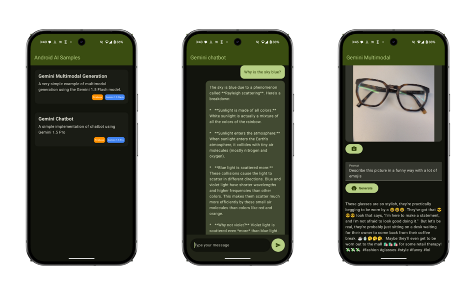 Samples | AI | Android Developers
