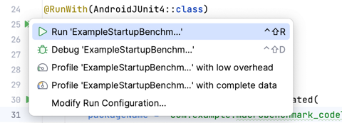 Inspect app performance with Macrobenchmark | Android Developers