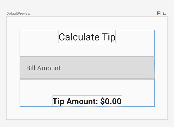 テキスト フィールドに Cost of Service ではなく Bill Amount と表示