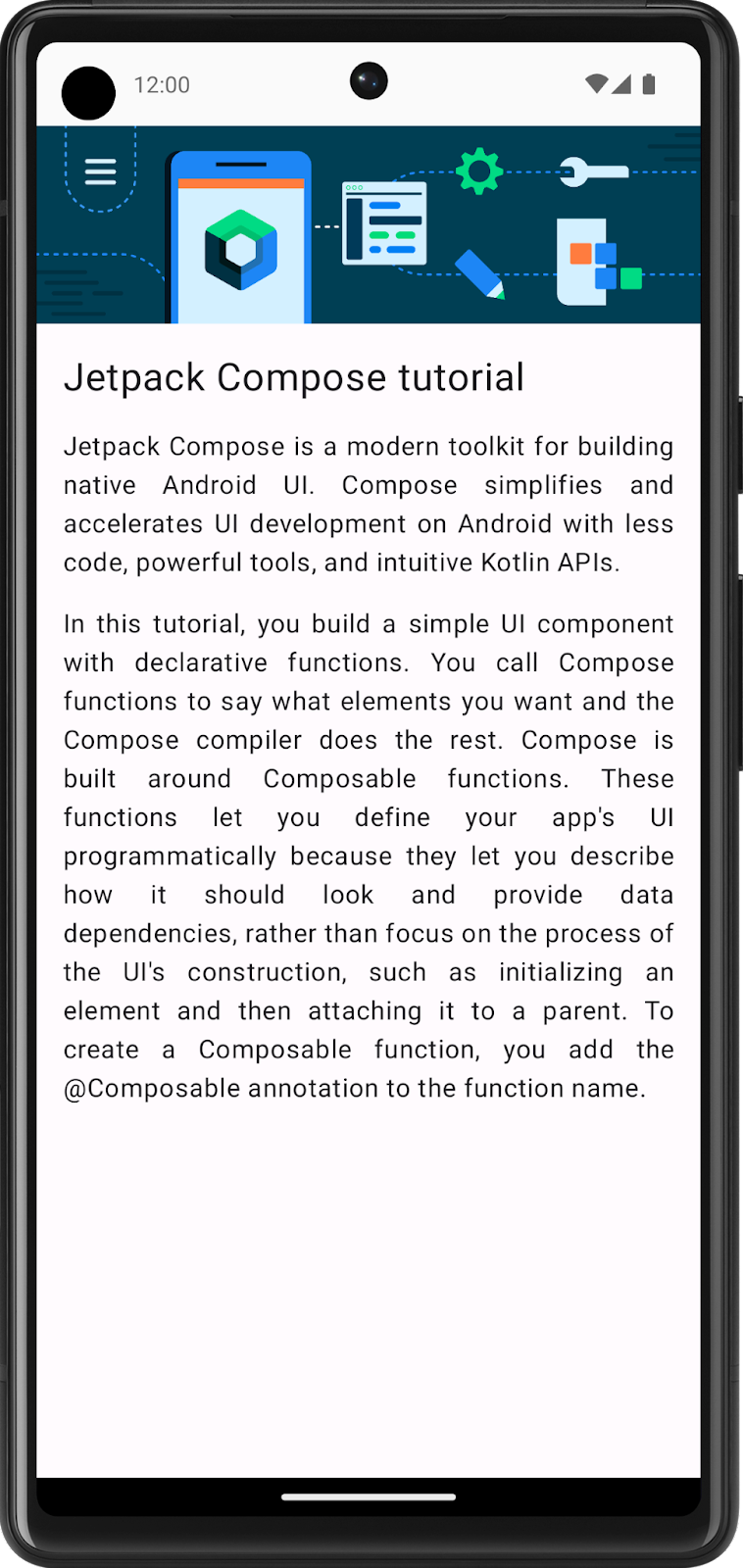 Practice: Compose Basics | Android Developers