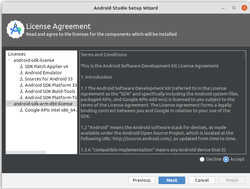 Install Android Studio on an ARM-powered Chromebook
