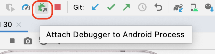 attach debugger to running app