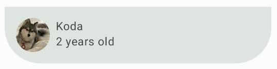 Item de lista do Woof com modelagem Item de lista do Woof com modelagem