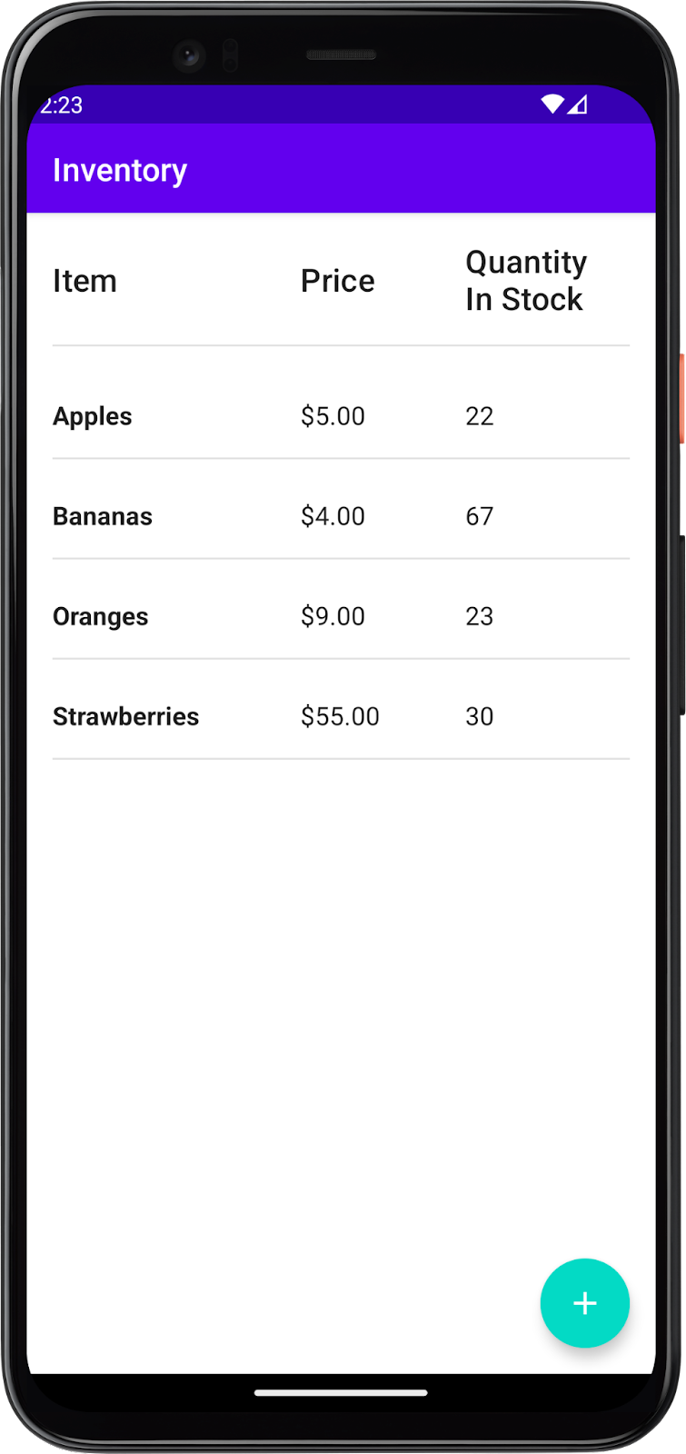 Persist data with Room