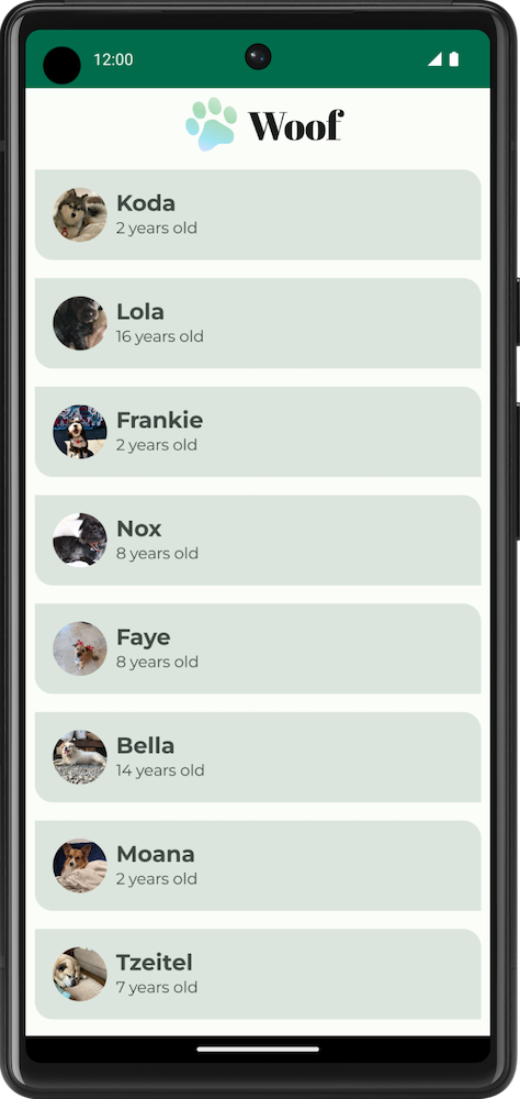 App de Woof para principiantes