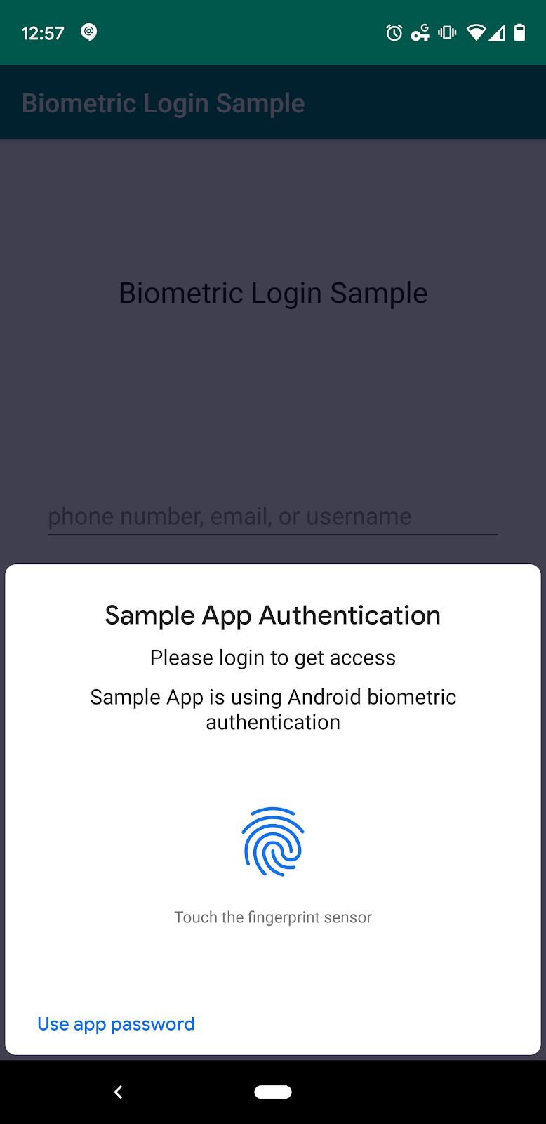 Login with Biometrics on Android