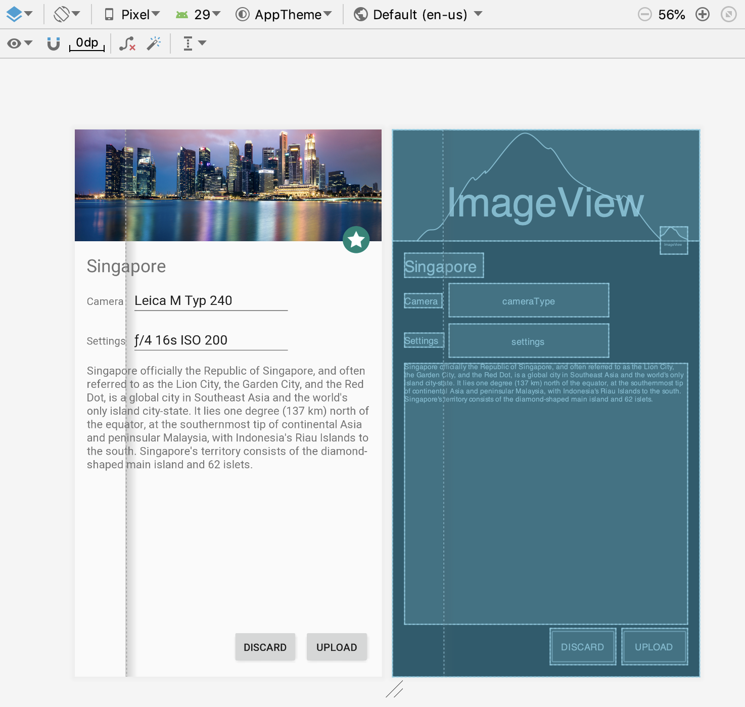 Use ConstraintLayout to design your Android views