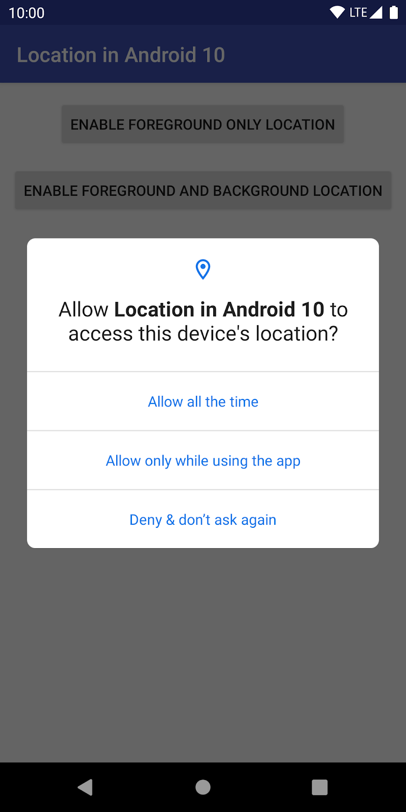 Android apps that want background location data will need Google