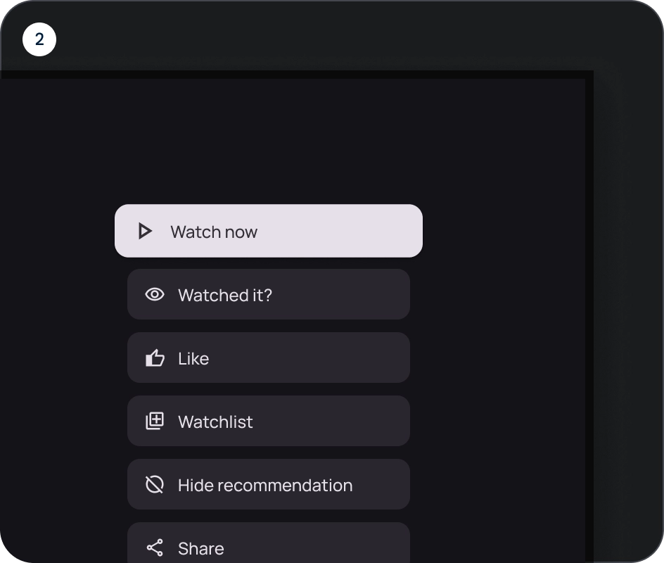 Example of Button column layout