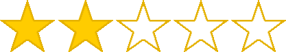 2 つ星評価アイコン