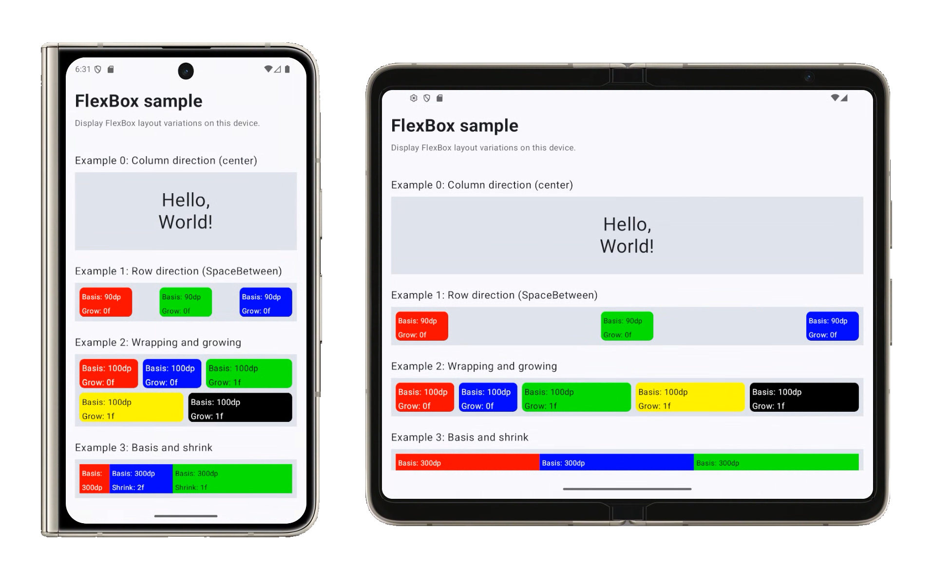 Samples | Adaptive Layouts | Adaptive Apps | Android Developers