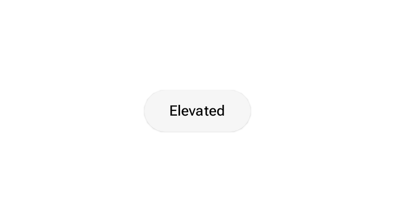 Um botão elevado com um plano de fundo cinza que diz "Elevado".