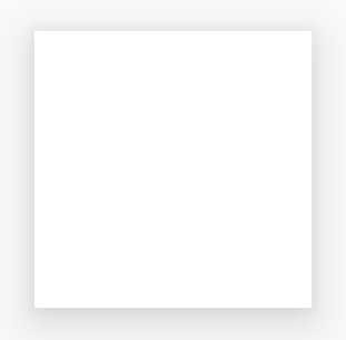 Una sombra gris proyectada alrededor de una forma rectangular blanca.