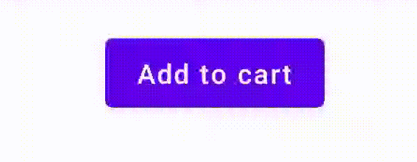 Animation of a button that dynamically adds a grocery cart icon when clicked