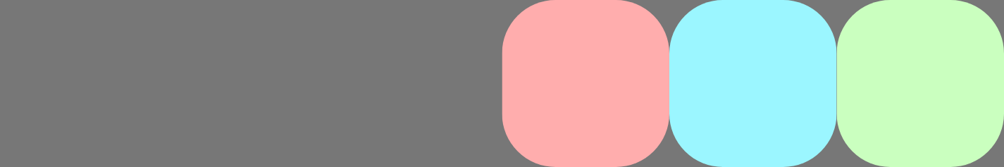 Items aligned to the end of the main axis.