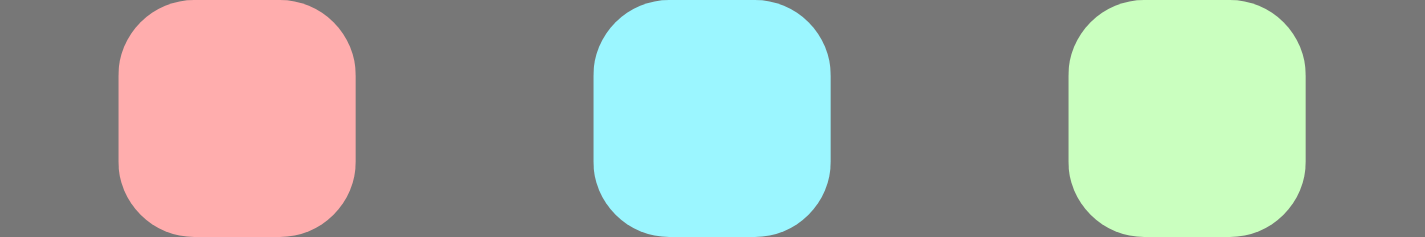 Items distributed along the main axis with space around them.