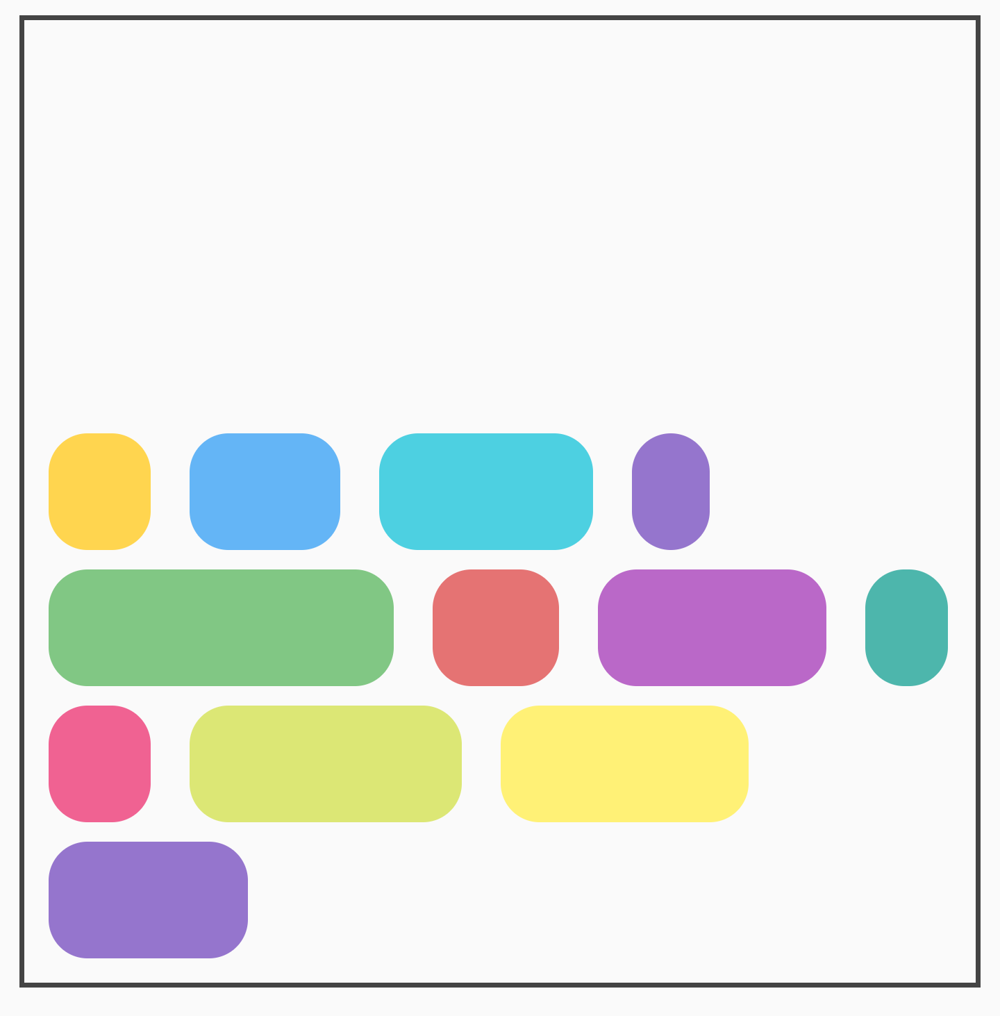 Tata letak bagian bawah penampung