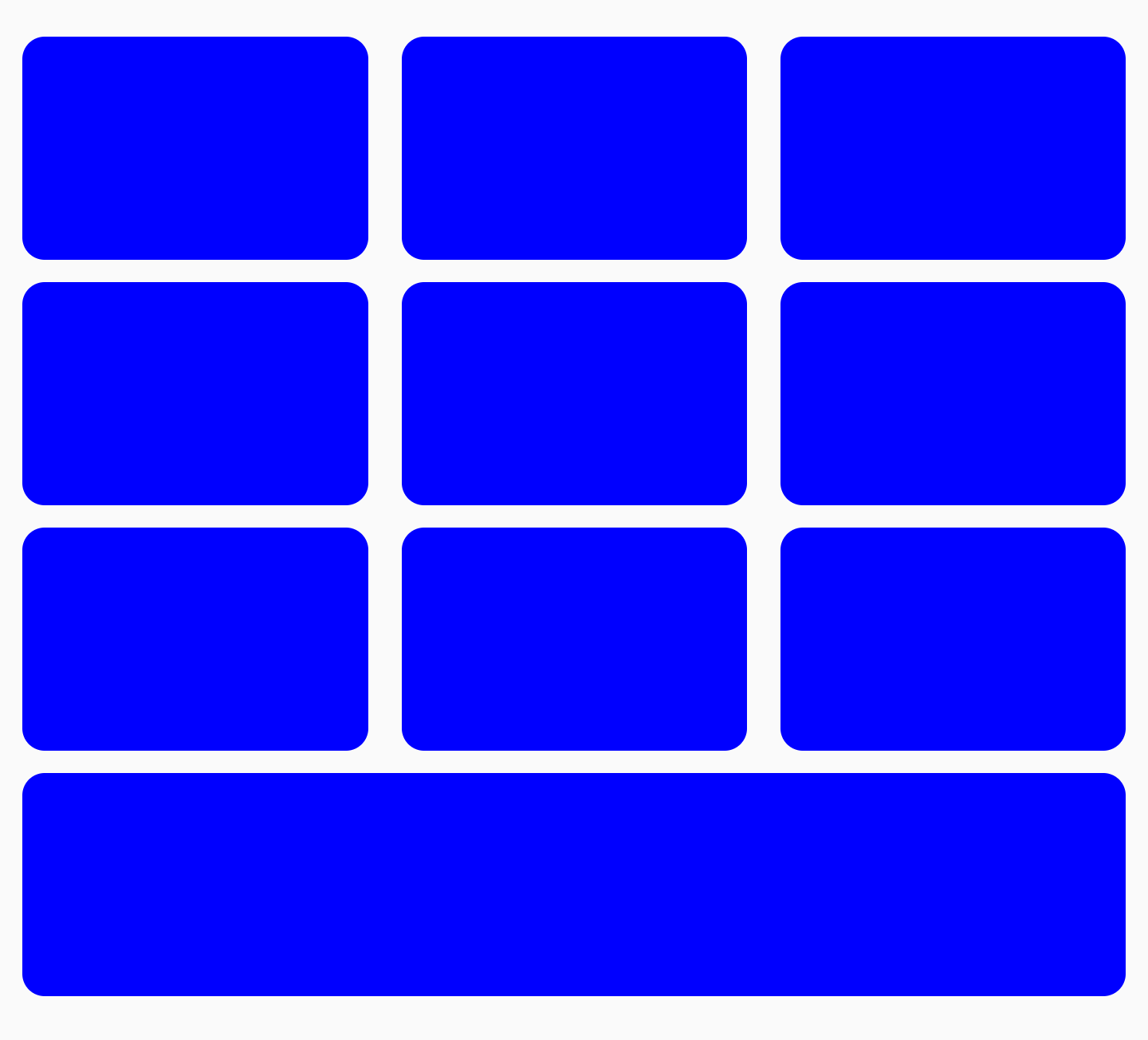 그리드의 마지막 항목이 전체 크기임