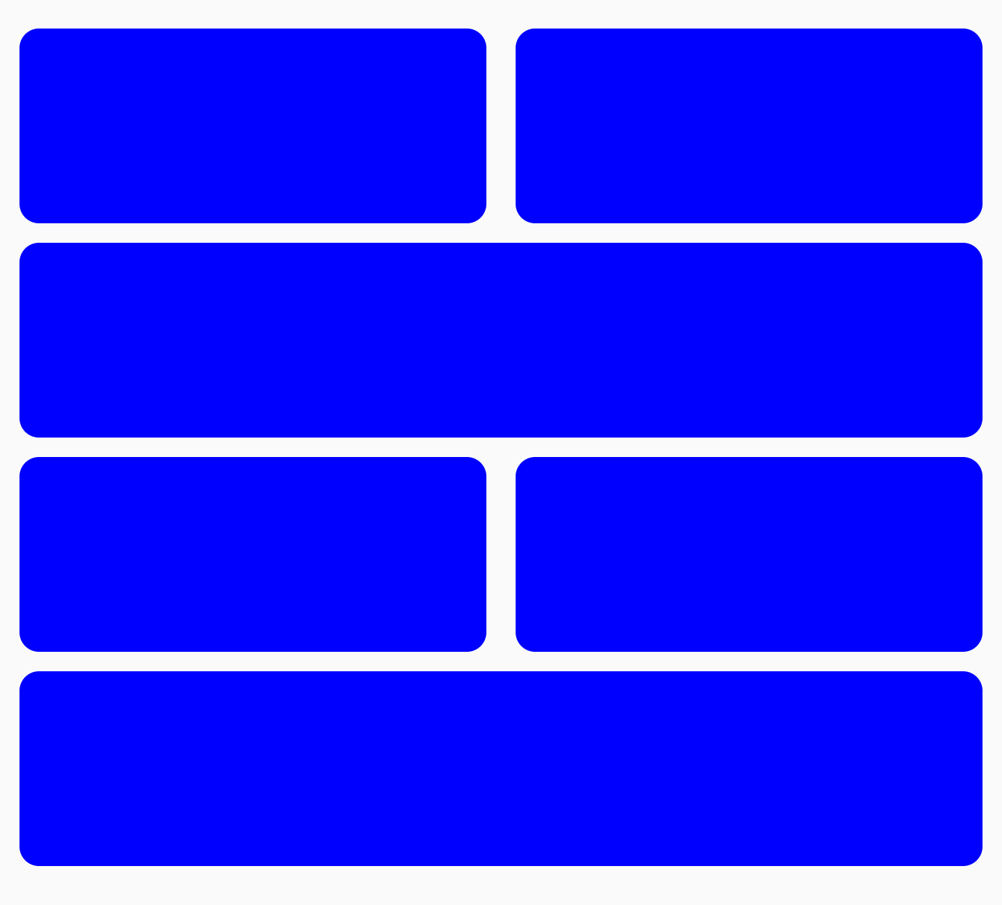 Grille en alternance avec une ligne de flux