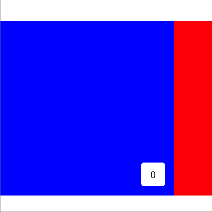 Paginatore con spaziatura interna iniziale e finale che mostra i contenuti allineati all'inizio
