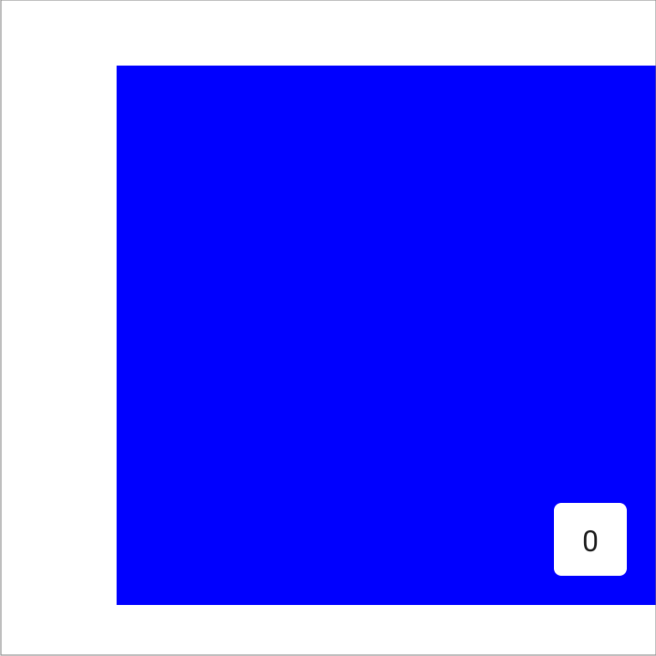 コンテンツが末尾に揃えられた、開始パディング付きのページャー