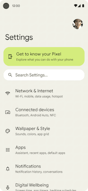 Kapsayıcının kenarında esneme efektini kullanarak aşırı kaydırma