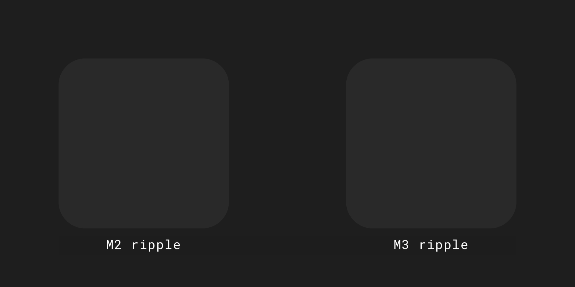 M2 和 M3 中的 Ripple