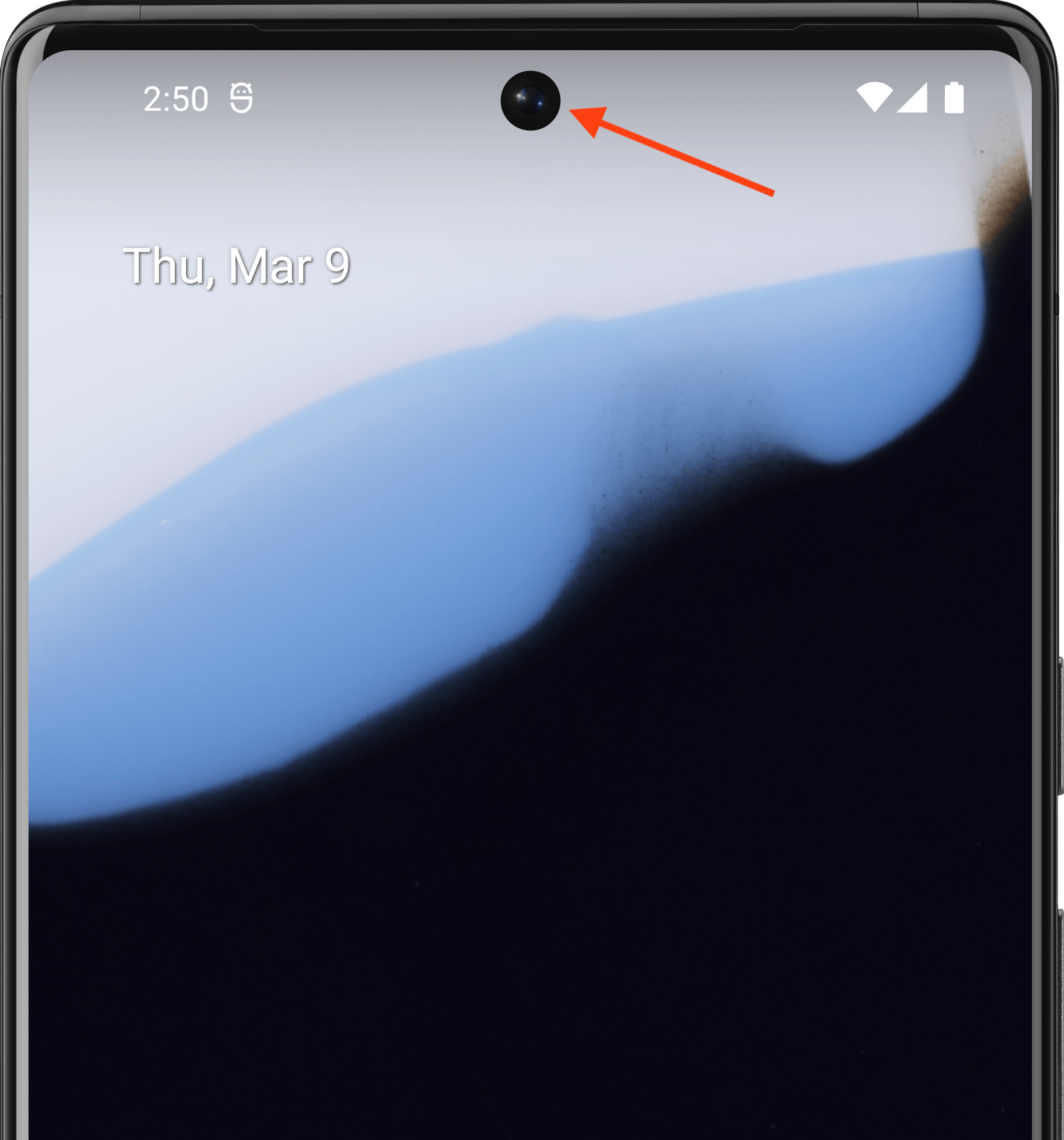 مثال على صورة مقصوصة في الوضع العمودي