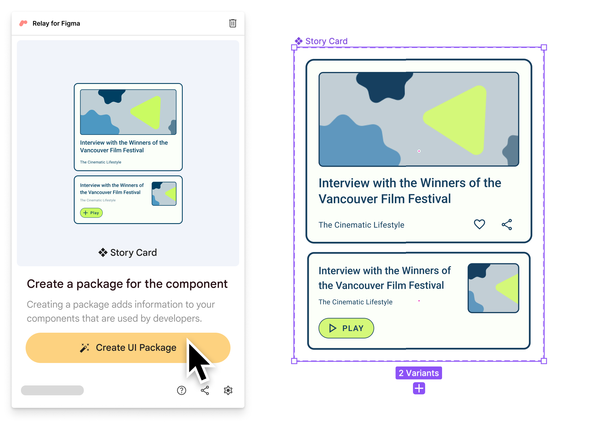 Ajouter un résumé au package UI