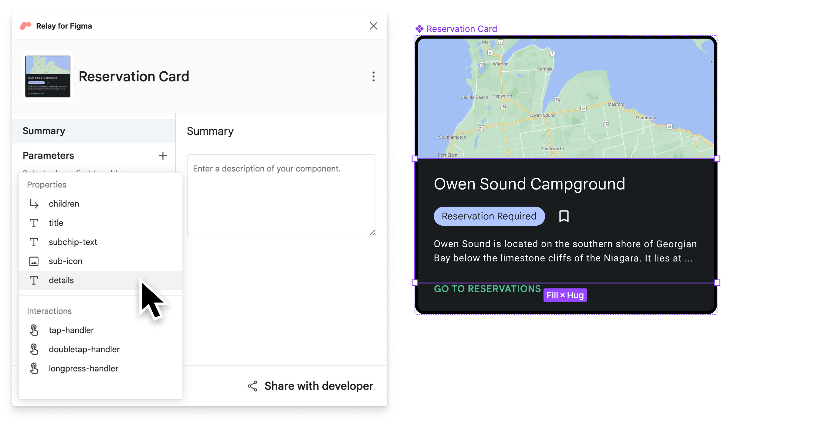 Exposing the details parameter of Description
Card