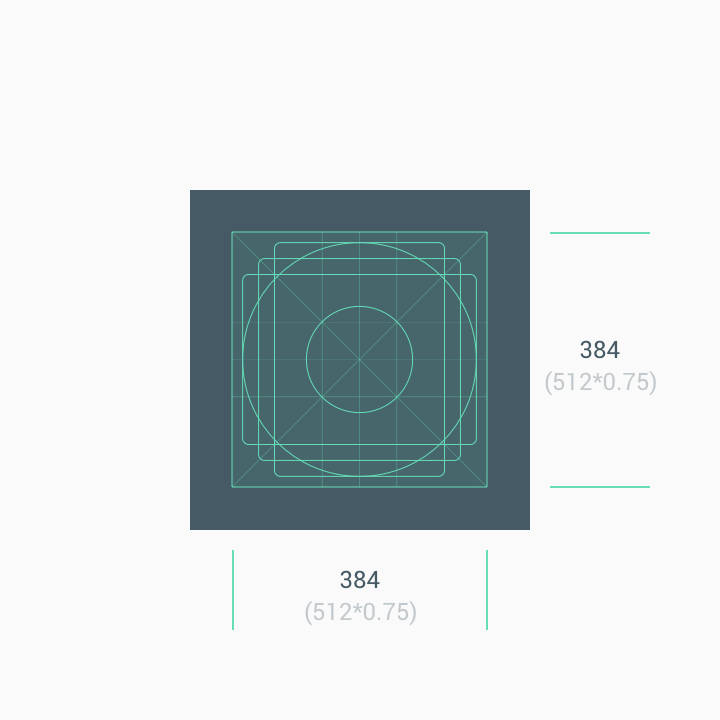 Keylines des Produktsymbols