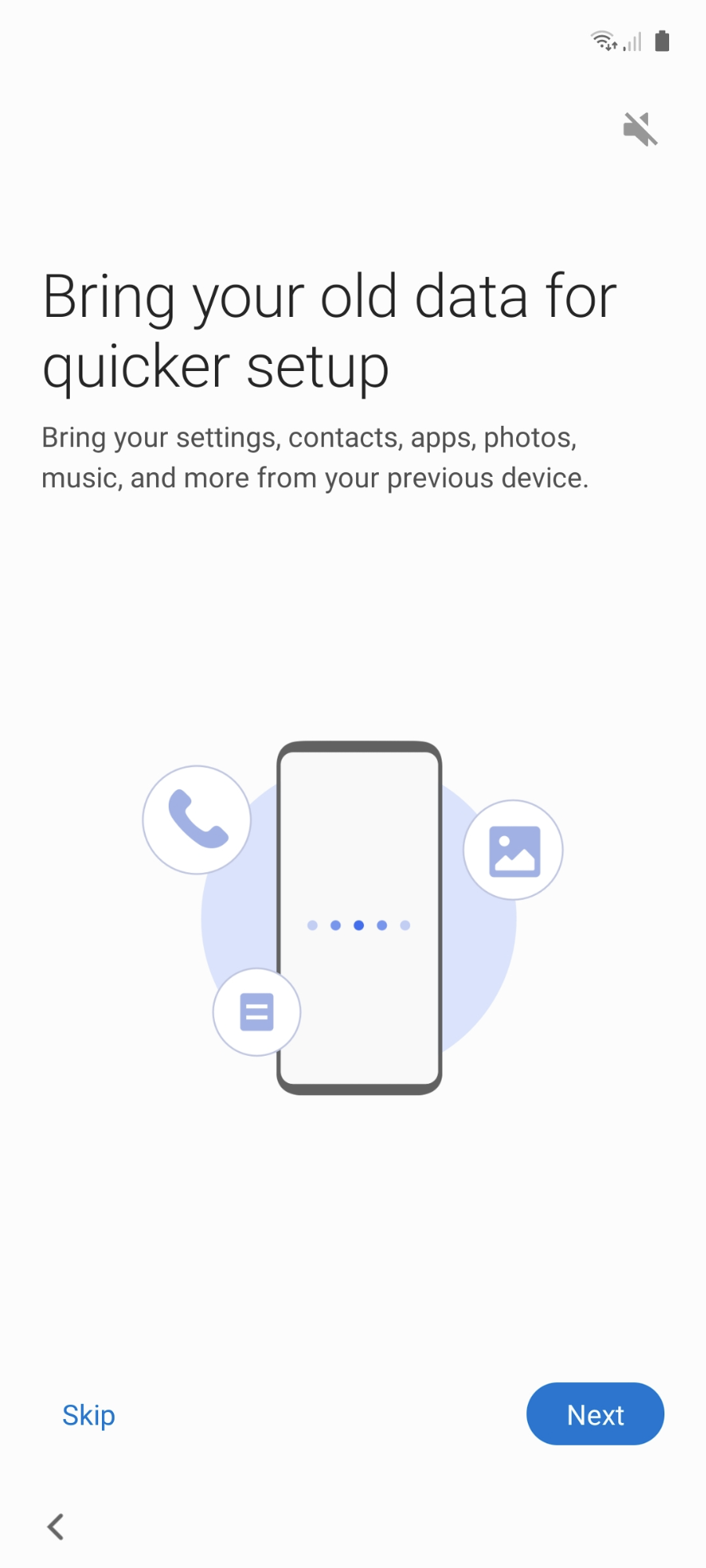 Samsung Smart Switch uygulaması