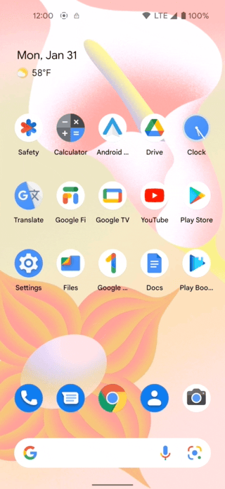 android default icons