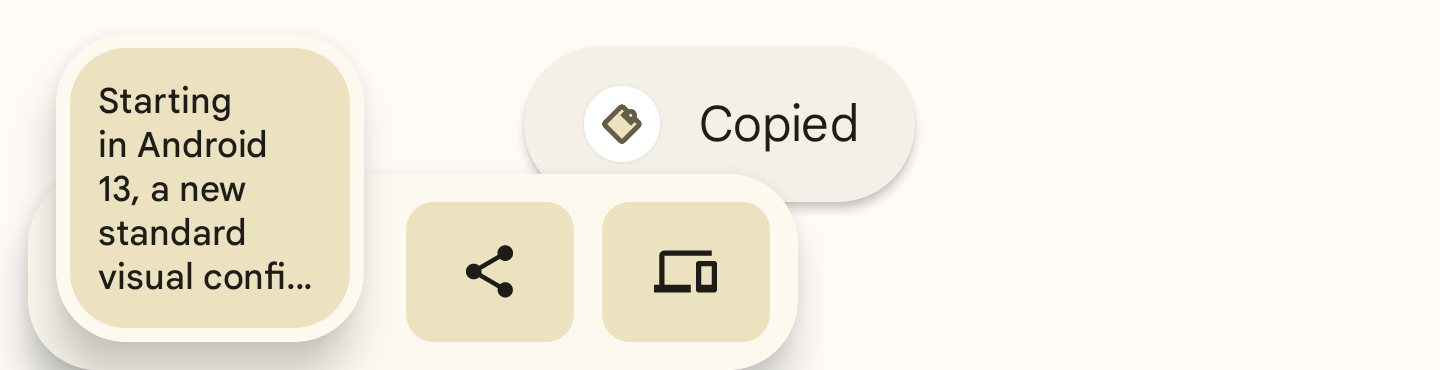 Pubblica un messaggio toast dopo una copia in-app.