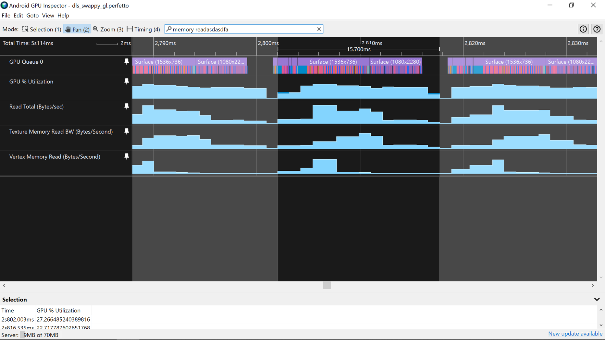 Le compteur &quot;Fetch Stalls&quot; suit les