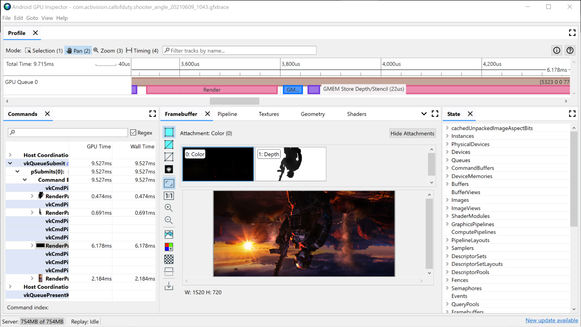 Identifier les charges et les magasins GMEM