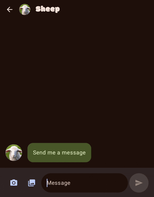 Captura de tela animada mostrando o chatbot SociaLite em ação