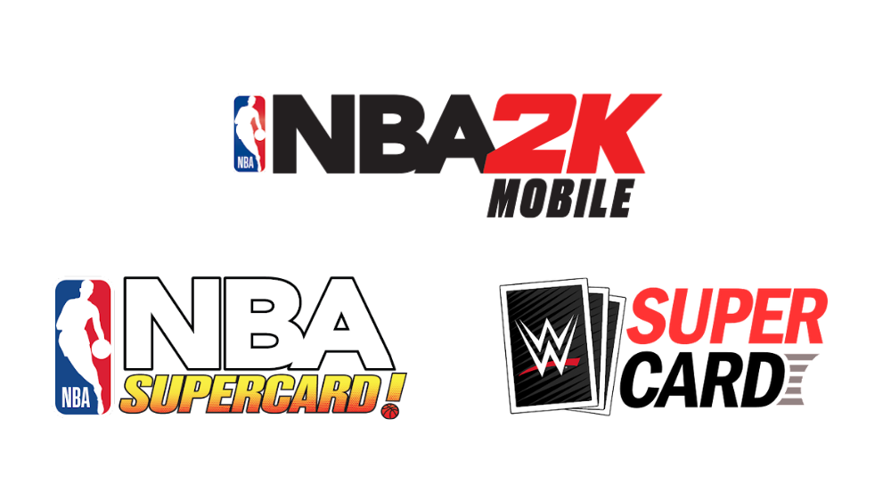NBA 2K Mobile, NBA SuperCard y WWE SuperCard