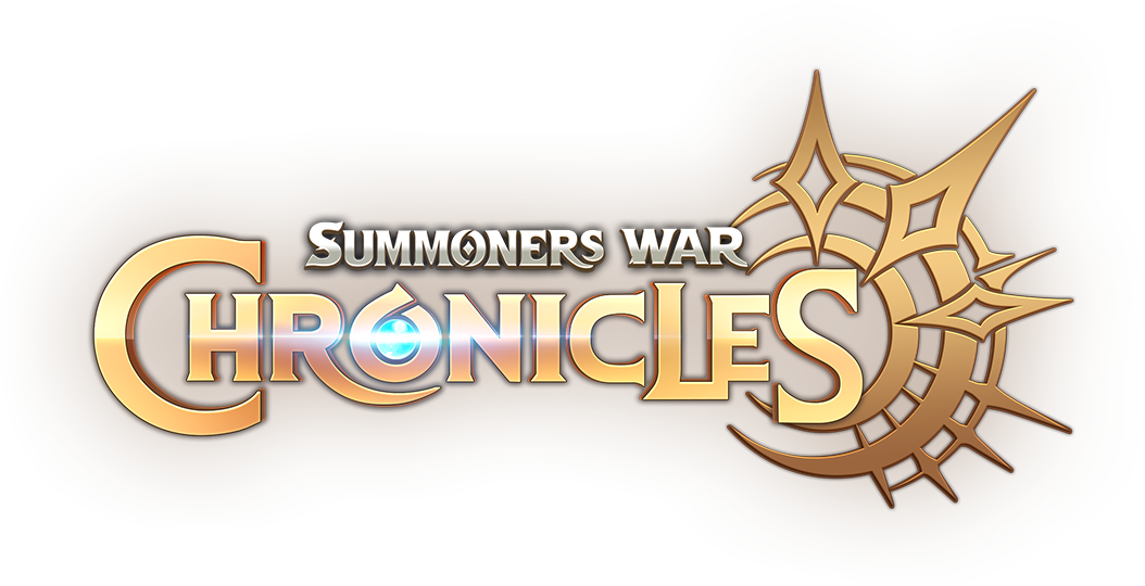 Com2uS Chronicles의 게임 제목 로고 스크린샷