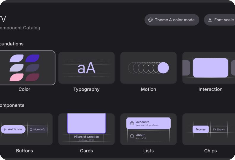 Conception d'UI | UI Design | Android Developers