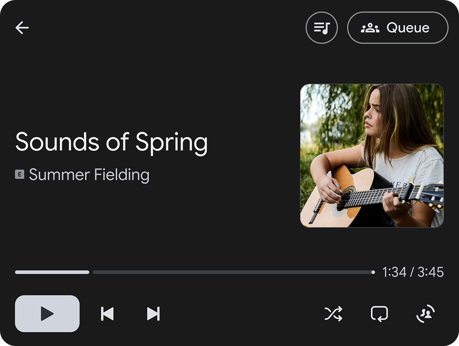 ตัวอย่างการเล่นสื่อ