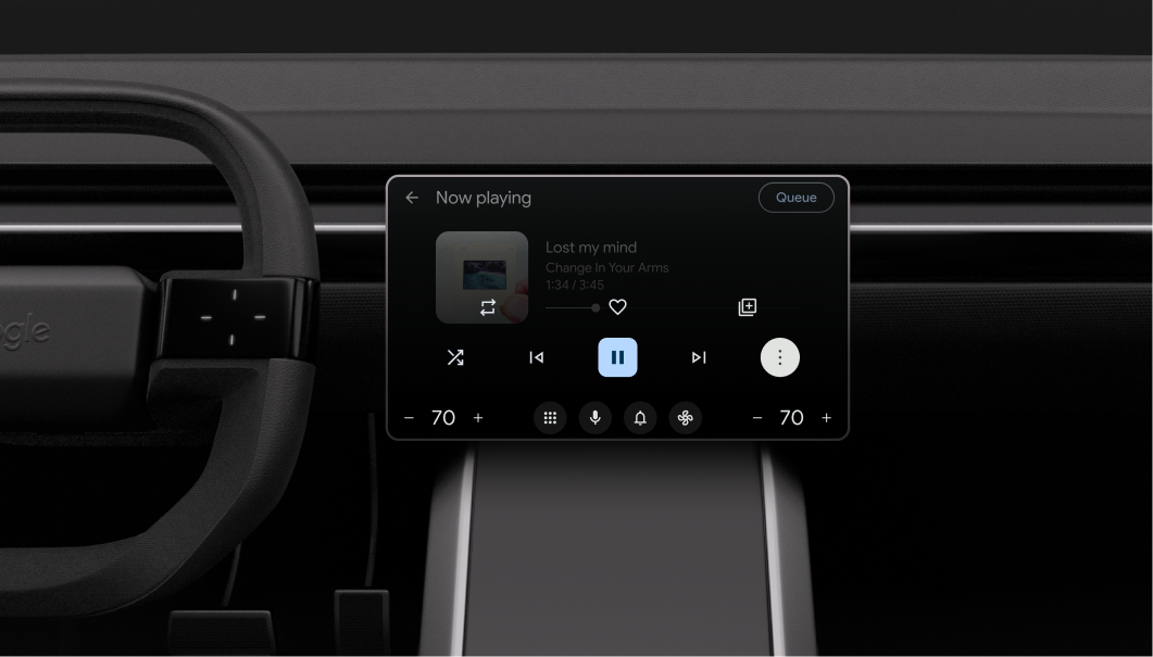 右側のオーバーフロー メニュー