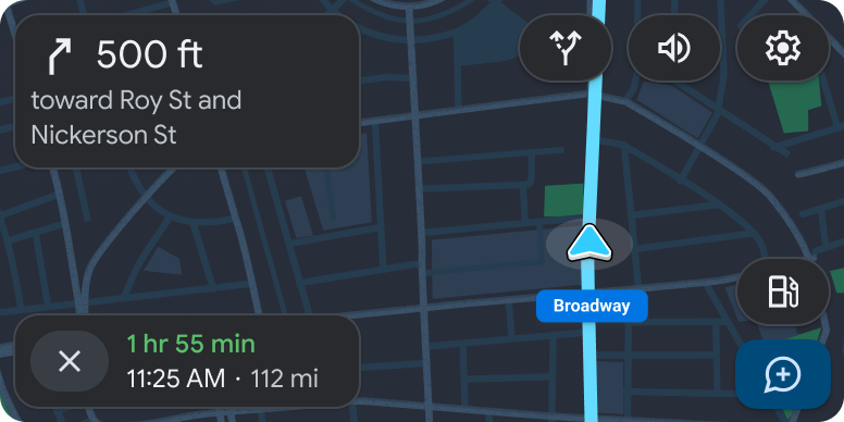 Rota talimatları içeren yeni navigasyon uygulaması