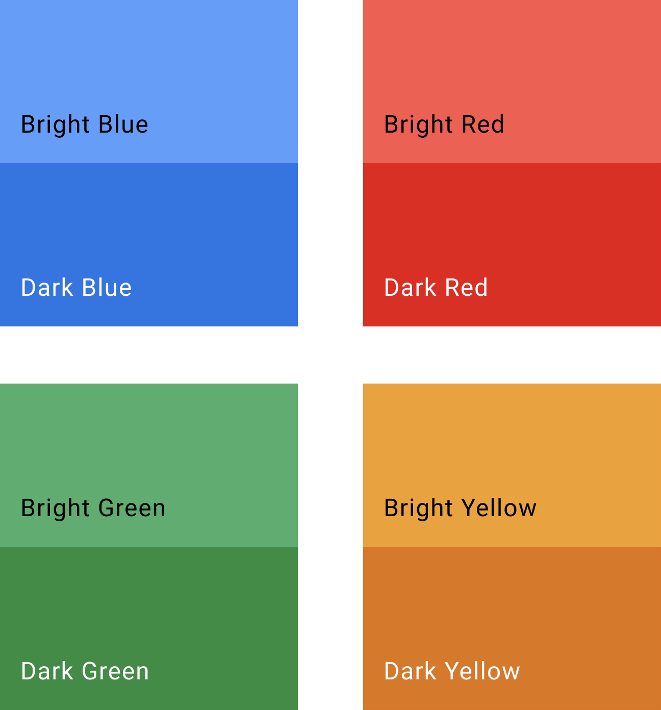 สีมาตรฐานสำหรับแอป Android for Cars