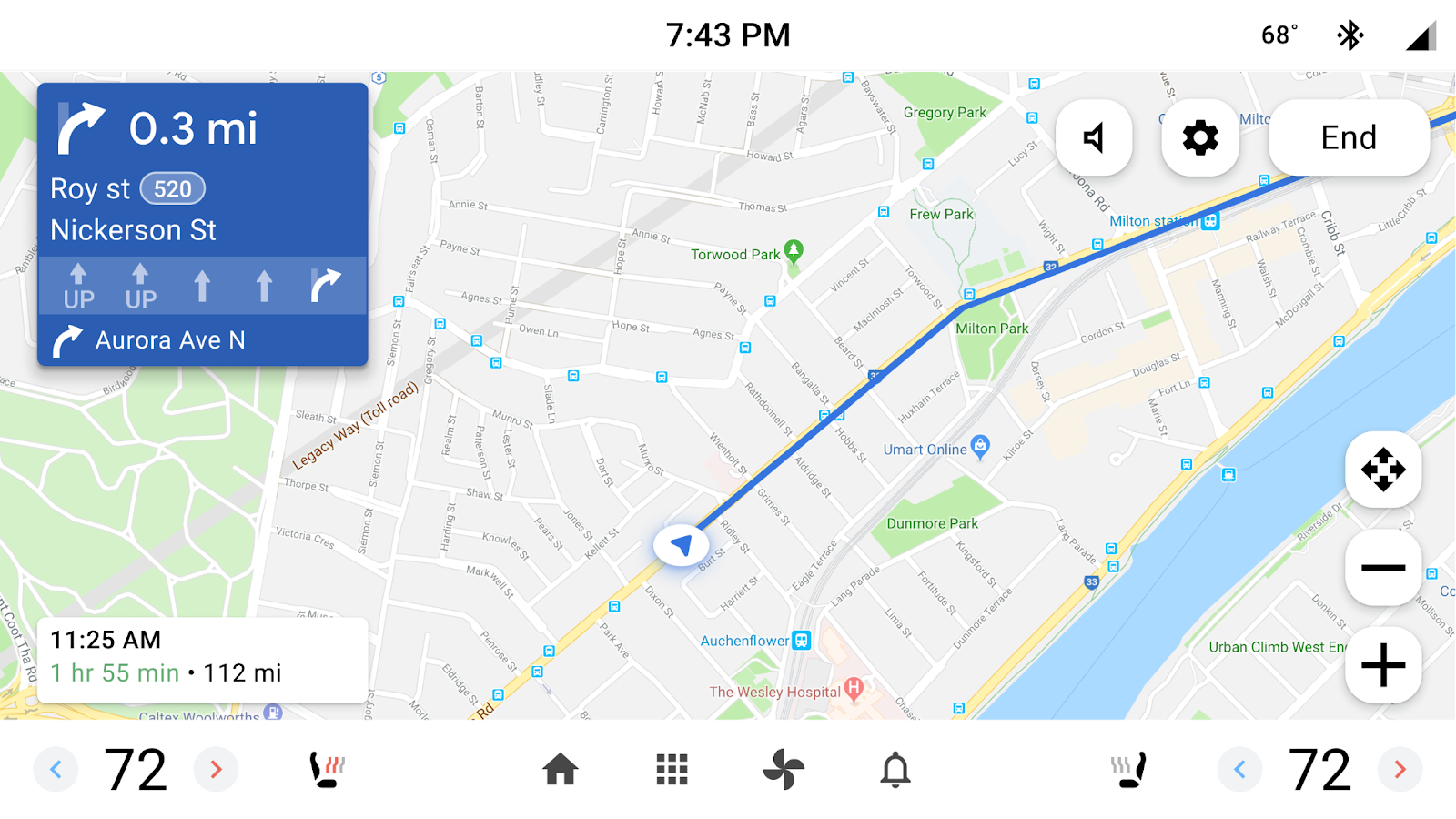 車輛專用 Android 應用程式的標準顏色